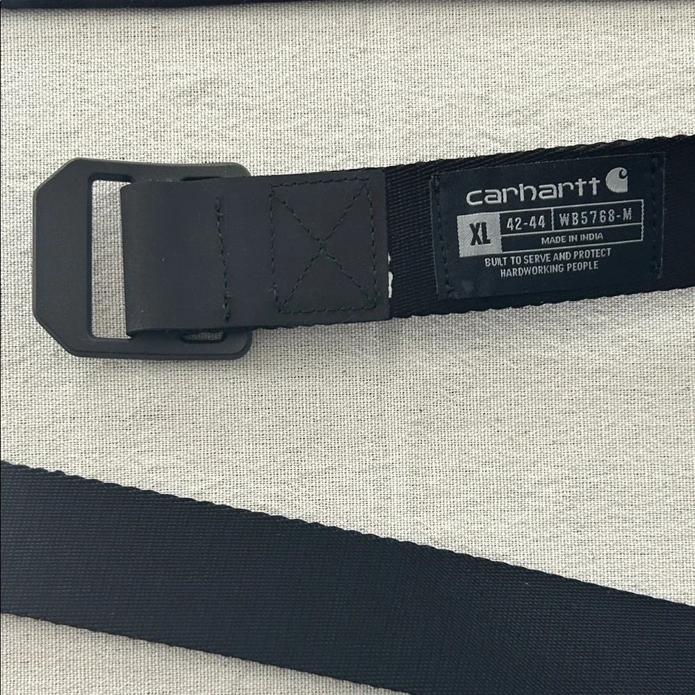 Carhartt Black Canvas Belt; Size XL (42-44); New Without Tags; Never Worn!